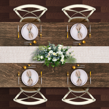 Lade das Bild in den Galerie-Viewer, Besteck-Set "Lorient" aus Edelstahl mit weißem Griff Matt & Gold | 16er Set