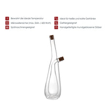 Lade das Bild in den Galerie-Viewer, 2-in-1 Essig- und Ölspender "Viannos" 270 ml + 100 ml | 1er Set