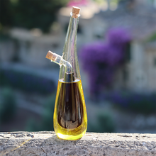 Lade das Bild in den Galerie-Viewer, 2-in-1 Essig- und Ölspender "Viannos" 270 ml + 100 ml | 1er Set