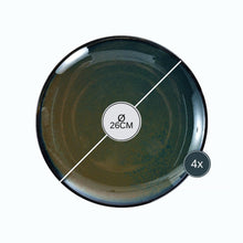 Lade das Bild in den Galerie-Viewer, Unterseite des Kadum Speisetellers Ø 26 cm mit Qualitätskennzeichnung.