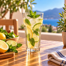 Lade das Bild in den Galerie-Viewer, OONYQ Essential Longdrink 540 ml – bruchsicheres Longdrinkglas aus Tritan mit Limetten-Zitronen-Drink