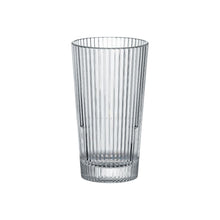 Lade das Bild in den Galerie-Viewer, OONYQ Striped Longdrink 365 ml – bruchsicheres Longdrinkglas aus Tritan mit Rillenoptik – Produktansicht