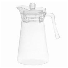 Lade das Bild in den Galerie-Viewer, Karaffe Krug "Bruges" mit Deckel aus Polycarbonate 1,8 Liter | 1er Set