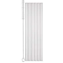 Lade das Bild in den Galerie-Viewer, Glasstrohhalme "Mantua" gerade und transparent 20 cm | 6er Set