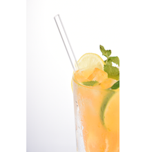 Lade das Bild in den Galerie-Viewer, Glasstrohhalme "Mantua" gerade und transparent 20 cm | 6er Set