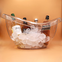 Lade das Bild in den Galerie-Viewer, Weinkühler Eiskübel "Reykjavík" XXL aus Polycarbonate 10 Liter | 1er Set