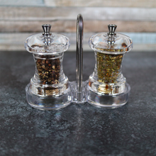 Lade das Bild in den Galerie-Viewer, Salz- und Pfefferstreuer "Bernburg" aus Polycarbonate 50 ml | 2er Set