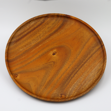 Lade das Bild in den Galerie-Viewer, Servierteller "Emerald" aus Akazienholz Ø 30 cm | 1er Set