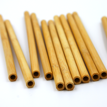 Lade das Bild in den Galerie-Viewer, Bambusstrohhalme "Rayong" gerade 20 cm | 12er Set