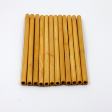 Lade das Bild in den Galerie-Viewer, Bambusstrohhalme "Rayong" gerade 20 cm | 12er Set