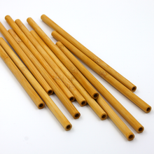 Lade das Bild in den Galerie-Viewer, Bambusstrohhalme "Rayong" gerade 20 cm | 12er Set