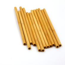 Lade das Bild in den Galerie-Viewer, Bambusstrohhalme "Rayong" gerade 20 cm | 12er Set
