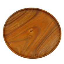 Lade das Bild in den Galerie-Viewer, Servierteller "Emerald" aus Akazienholz Ø 30 cm | 1er Set