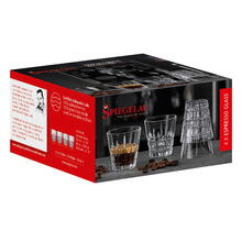 Lade das Bild in den Galerie-Viewer, Espresso-Shot Glas "Spiegelau Perfect Serve" 80 ml | 4er Set