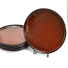 Lade das Bild in den Galerie-Viewer, Speiseteller "Taftan" Ø 28 cm aus Keramik | 2er Set
