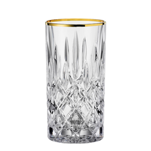 Lade das Bild in den Galerie-Viewer, Longdrinkglas Nachtmann "Noblesse Gold" 375 ml | 2er Set