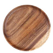 Lade das Bild in den Galerie-Viewer, Servierteller "Emerald" aus Akazienholz Ø 30 cm | 1er Set