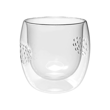 Lade das Bild in den Galerie-Viewer, Leeres doppelwandiges Thermoglas Nizza 300 ml mit Griffmulden, freigestellt vor weißem Hintergrund