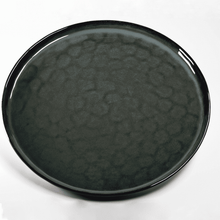Lade das Bild in den Galerie-Viewer, Speiseteller Gothenburg“ Blau-Grün-Gold Ø 28 cm aus Keramik – Handbemalt – Bild 9