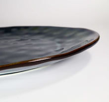 Lade das Bild in den Galerie-Viewer, Speiseteller Keramik 31 cm – Blau-Grün-Gold Speiseteller Gothenburg – Handbemalt – Bild 2