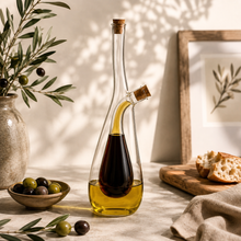 Lade das Bild in den Galerie-Viewer, 2-in-1 Essig- und Ölspender "Viannos" 270 ml + 100 ml | 1er Set
