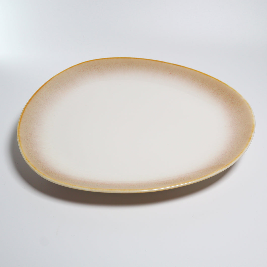 Speiseteller Keramik „Charlotte“ Ø 26 cm – Beige-Gold, Hauptansicht