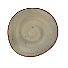 Lade das Bild in den Galerie-Viewer, Detailansicht Vorspeisenteller „Potosi Creme“ Ø 21 cm – Keramik in cremefarben, handbemalt
